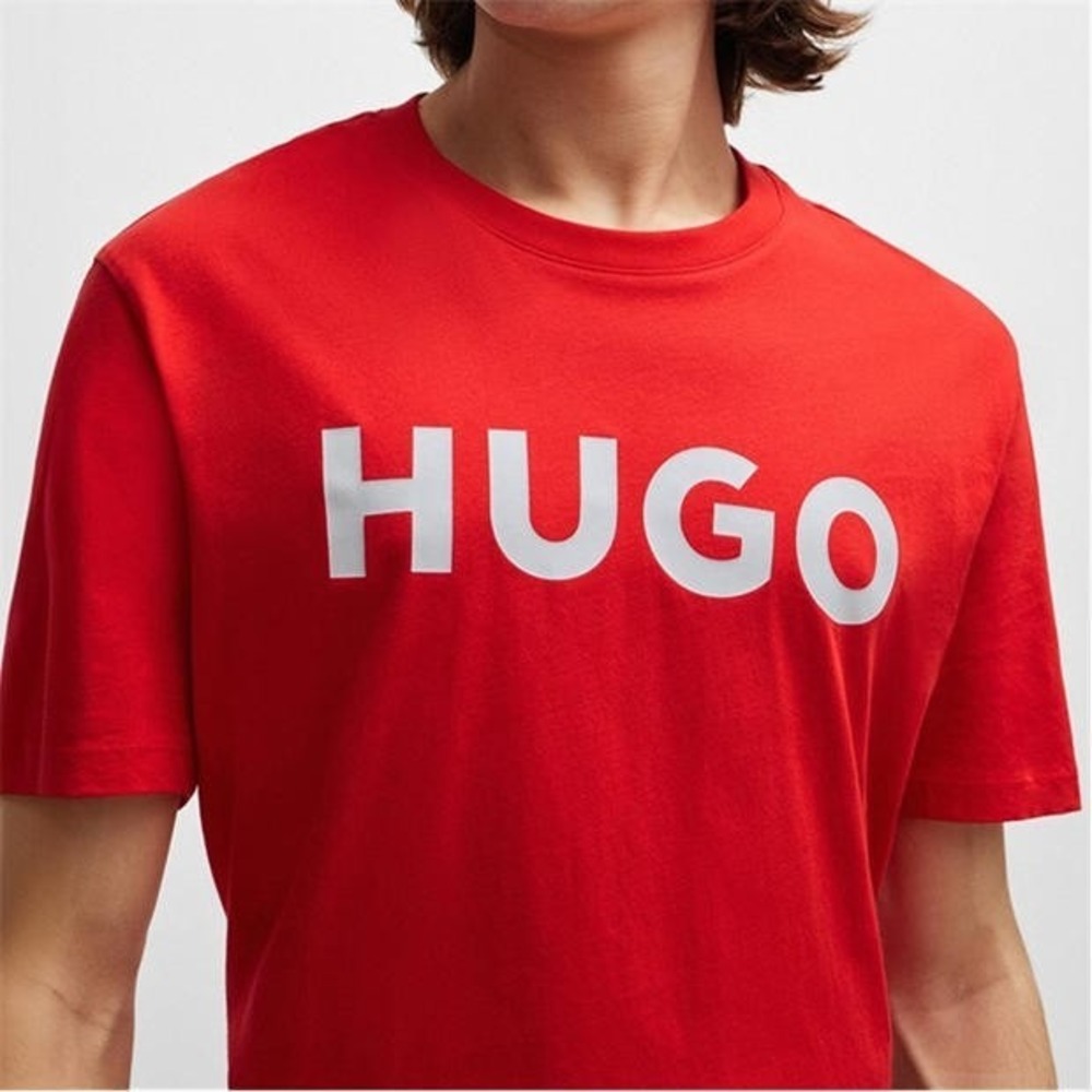 Hugo Boss Red Label Mens Dulivio Logo Short Sleeve T-Shirt Red XL NWT